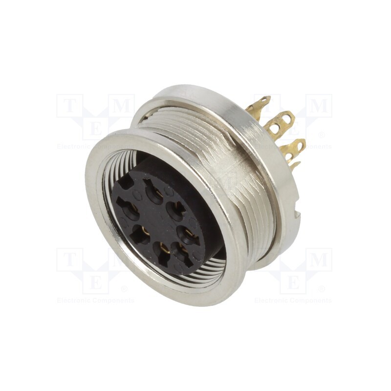 1 pcs x LUMBERG - 0304 07-1 - Connector: M16, socket, female, soldering, PIN: 7, 5A, 60V, IP68