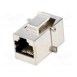 1 pcs x MH CONNECTORS - MH3101S-CAT5E - Coupler, Cat: 5e, shielded, Layout: 8p8c, RJ45 socket,both sides
