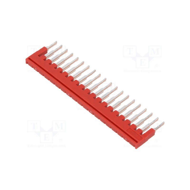 1 pcs x PHOENIX CONTACT - 3213069 - Comb bridge, ways: 20, red, Width: 3.5mm, UL94V-0
