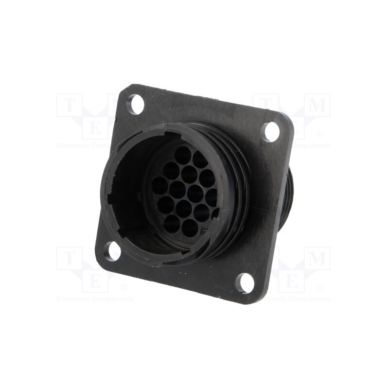 1 pcs x TE Connectivity - 206036-1 - Socket, male, PIN: 16, w/o contacts, CPC Series 1, size 17