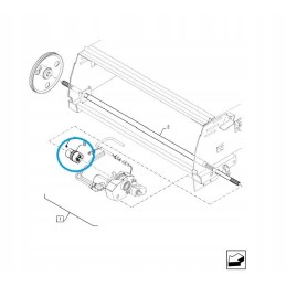 Connector new holland cr cr cx7 cx8 84220744 cnh
