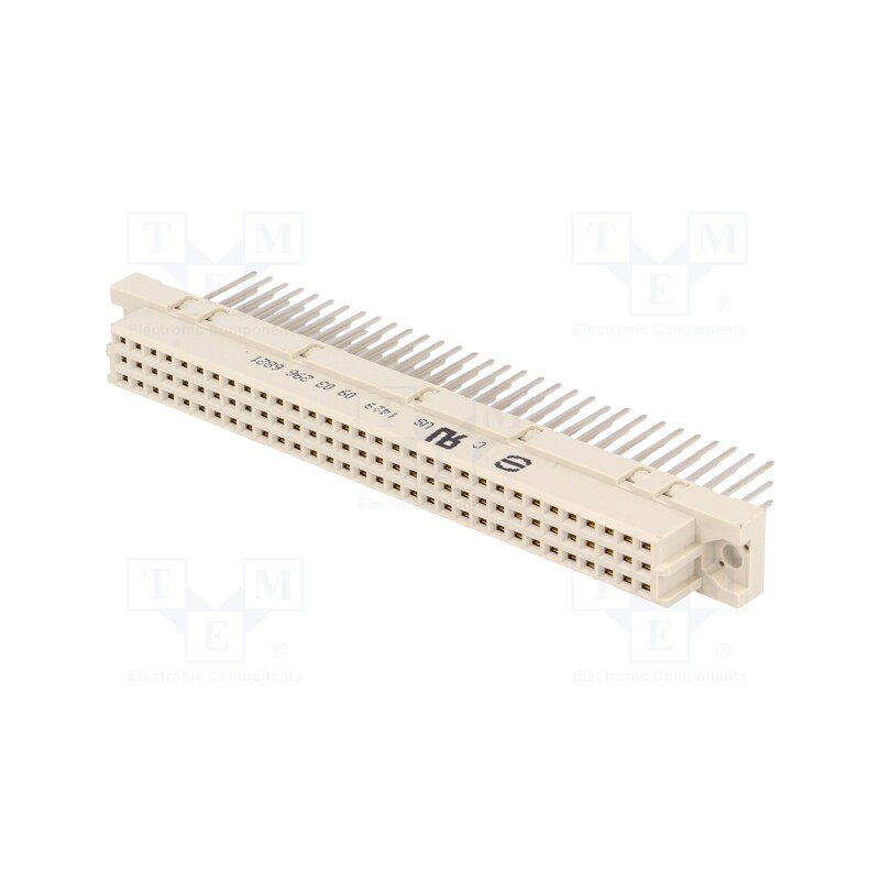 1 pcs x HARTING - 9032966821 - Plug, DIN 41612, type C, female, PIN: 96, a+b+c, straight, 2A, L13mm