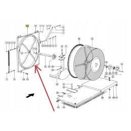 657605 1 frame for rotating radiator basket