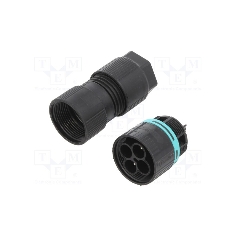 1 pcs x TECHNO - THB.387.A2A.L - Connector: AC supply, screw terminal, male, TH387, 7÷13.5mm, 500V