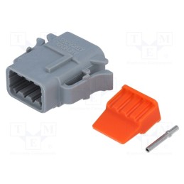 1 pcs x AMPHENOL - ATM06-08SA-KT01 - Connector: wire-wire, ATM, female, plug, for cable, PIN: 8, crimped