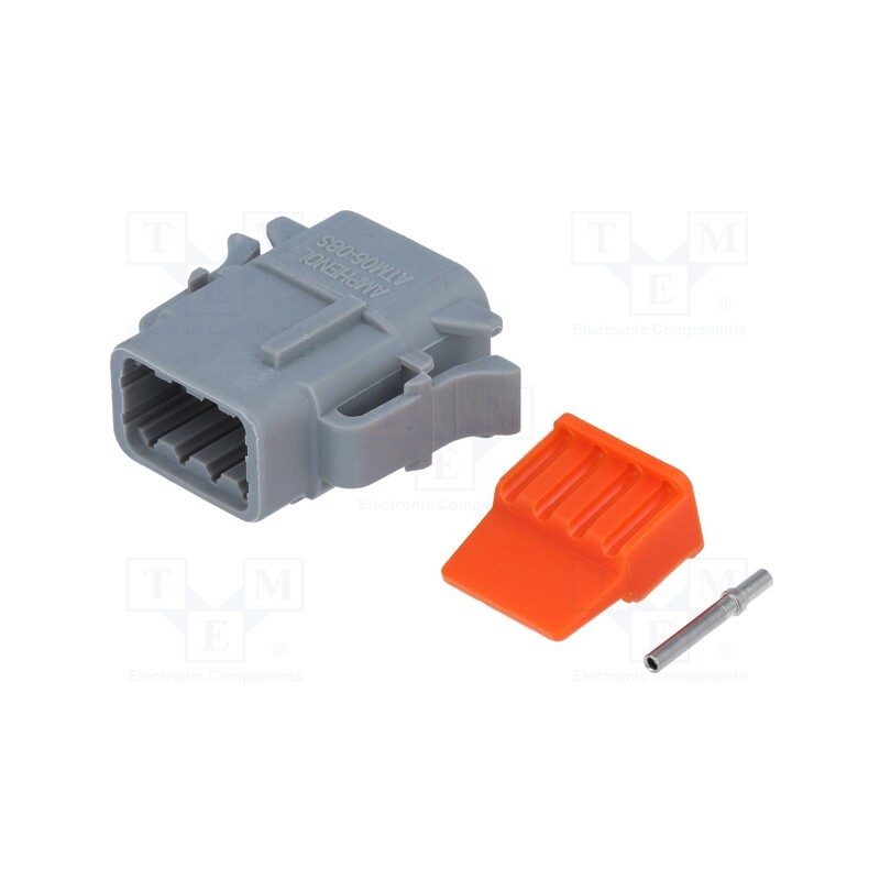 1 pcs x AMPHENOL - ATM06-08SA-KT01 - Connector: wire-wire, ATM, female, plug, for cable, PIN: 8, crimped