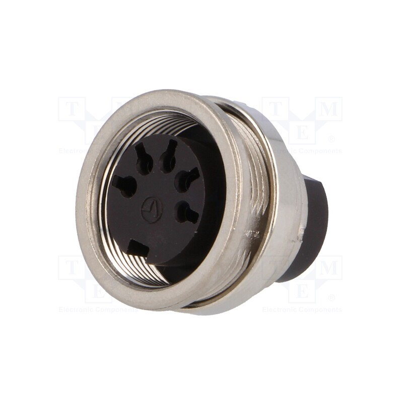 1 pcs x AMPHENOL - C09111N1050002U - Connector: M16, socket, female, for panel mounting,rear side nut