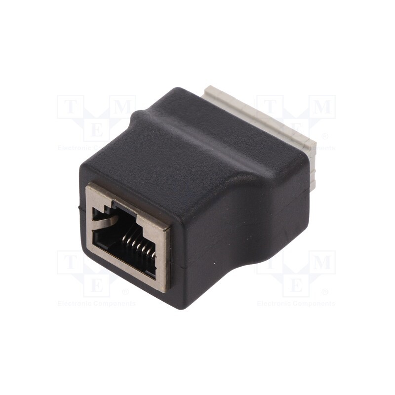 1 pcs x - RJ45-F-STB - Adapter, PIN: 8, terminal block,RJ45 socket, spring clamp