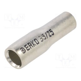 1 pcs x ERKO - KLR_35-25/1 - Tip: butt splice, reductive, copper, tinned, crimped, for cable