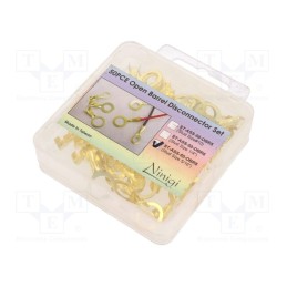 1 set x NINIGI - ST-ASS-50-OBR8 - Kit: ring terminals, M8, 0.5÷1.5mm2, brass, 50pcs.