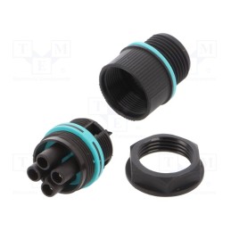 1 pcs x TECHNO - THB.387.P3A - Connector: AC supply, screw terminal, female, TH387, 0.5÷4mm2