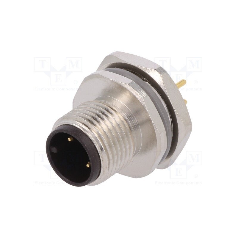 1 pcs x TE Connectivity - T4142012031-000 - Socket, M12, PIN: 3, male, A code-DeviceNet / CANopen, THT, IP67