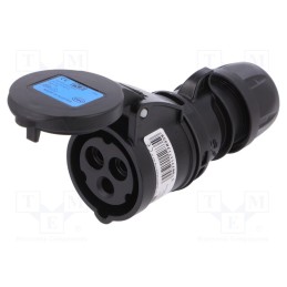 1 pcs x PCE - 213-6X - Connector: AC supply, plug, female, 16A, 230VAC, IEC 60309, IP44