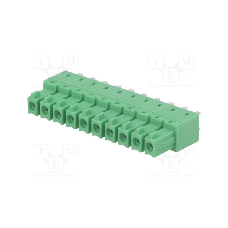 1 pcs x PHOENIX CONTACT - IMCV 1,5/10-G-3,81 1875506 - Pluggable terminal block, 3.81mm, ways: 10, straight, socket, THT