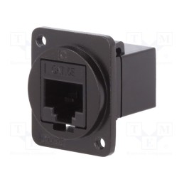 1 pcs x CLIFF - CP30220M3B - Coupler, FT, Cat: 5e, Layout: 8p8c, RJ45 socket,both sides, 19x24mm