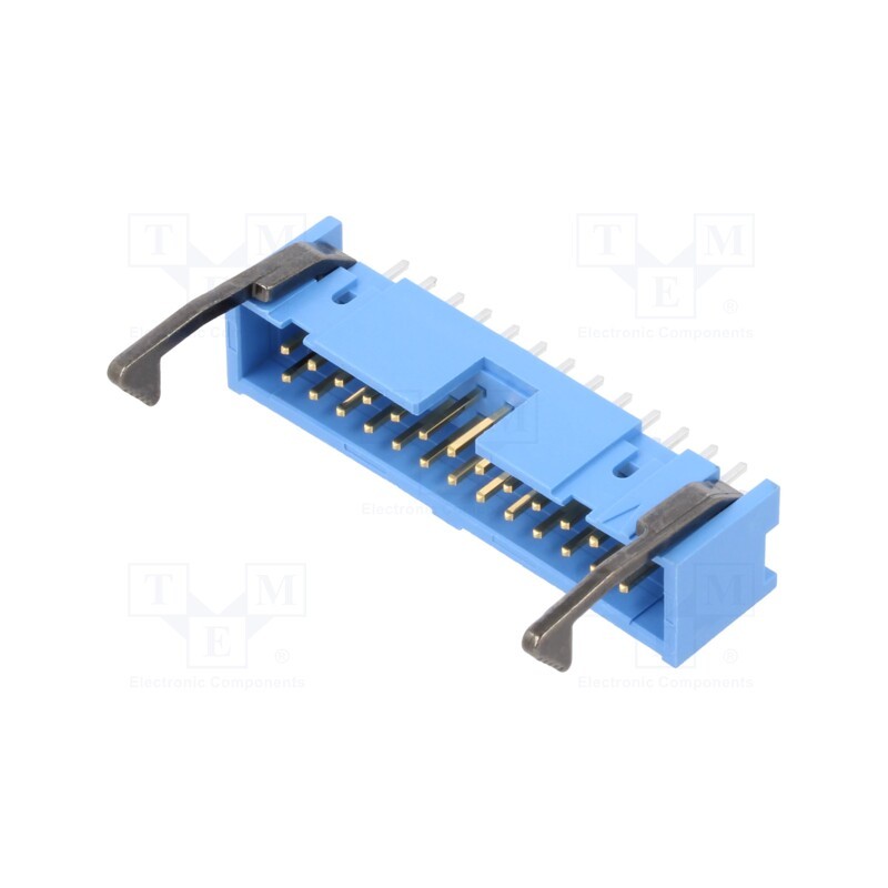 1 pcs x TE Connectivity - 2-1761606-9 - Socket, IDC, male, PIN: 26, straight, snapped-in, THT, gold-plated