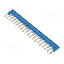 1 pcs x PHOENIX CONTACT - 3032208 - Comb bridge, ways: 20, blue, Width: 6mm, UL94V-0