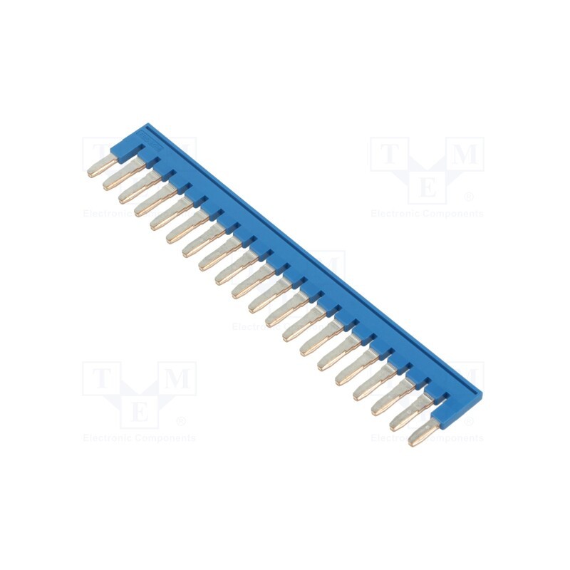 1 pcs x PHOENIX CONTACT - 3032208 - Comb bridge, ways: 20, blue, Width: 6mm, UL94V-0