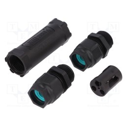 1 pcs x TECHNO - THB.400.C1A - Connector: AC supply, screw terminal, TH400, 7÷13.5mm, 0.5÷4mm2