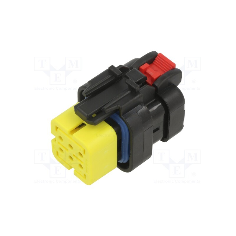 1 pcs x TE Connectivity - 776433-3 - AS 16, 6P PLUG ASSY, KEY 3