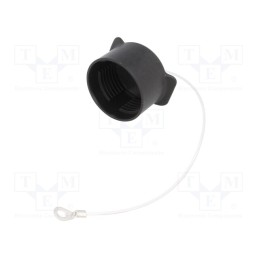 1 pcs x HARTING - 9155035401 - Protection cover, Han® F+B, internal thread, polypropylene PP