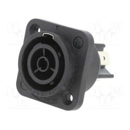 1 pcs x NEUTRIK - NAC3FPX-TOP - Connector: circular, 6.3mm connectors, female, 2.5mm2, 16A, 250VAC