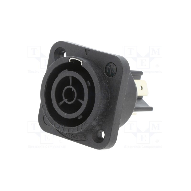 1 pcs x NEUTRIK - NAC3FPX-TOP - Connector: circular, 6.3mm connectors, female, 2.5mm2, 16A, 250VAC