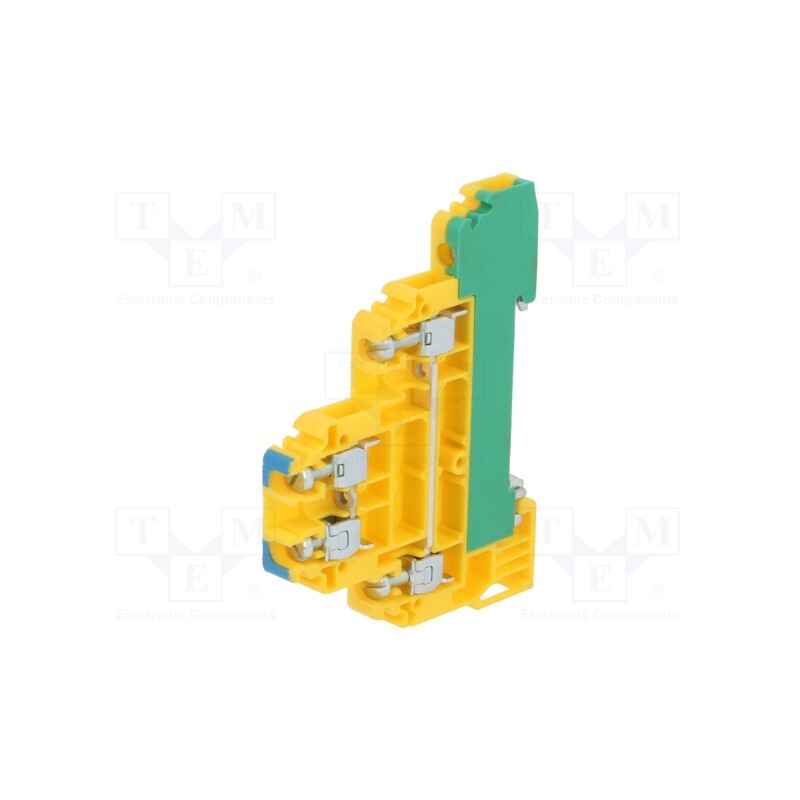 1 pcs x POKu00d3J - A11-543Z - Splice terminal: rail, 0.5÷4mm2, yellow-green, screw terminal