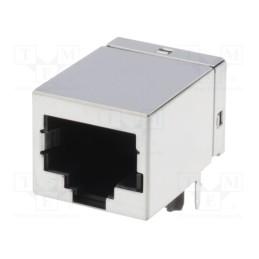 1 pcs x TE Connectivity - 5558342-1 - Socket, RJ45, PIN: 8, Cat: 5e, shielded, Layout: 8p8c, on PCBs, THT