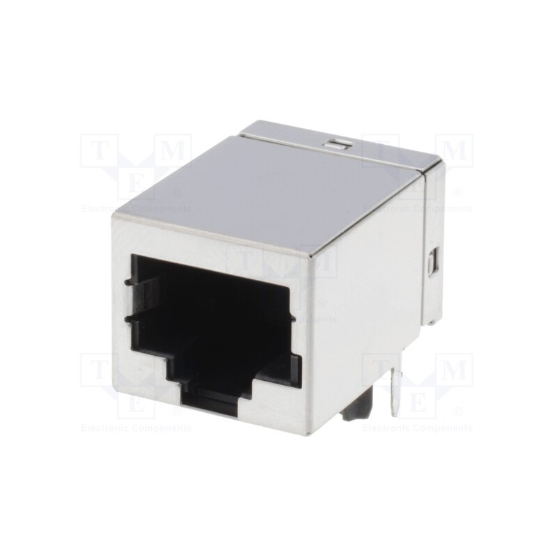 1 pcs x TE Connectivity - 5558342-1 - Socket, RJ45, PIN: 8, Cat: 5e, shielded, Layout: 8p8c, on PCBs, THT