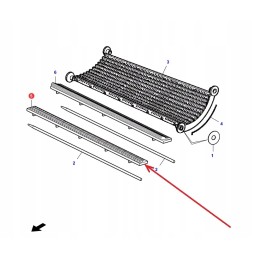 La327840012 right flails, set of 2 pieces