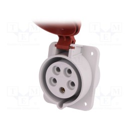 1 pcs x PAWBOL - B.1058 - Connector: AC supply 3-phase, socket, female, 32A, 400VAC, IP44