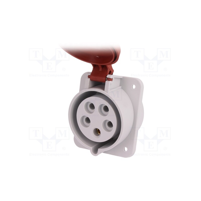 1 pcs x PAWBOL - B.1058 - Connector: AC supply 3-phase, socket, female, 32A, 400VAC, IP44