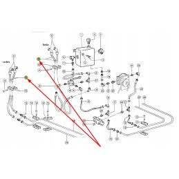 212756 1 hydraulic hose 1650 mm