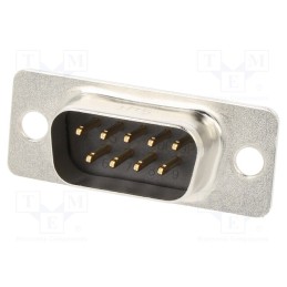 1 pcs x HIROSE - HDEB-9P(05) - D-Sub, PIN: 9, plug, male, soldering, HD, Plating: gold-plated