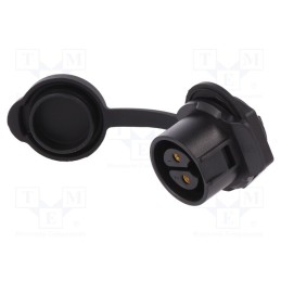 1 pcs x LUTRONIC - 2246 - Connector: circular, socket, size 20, 02, female, PIN: 2, for latch