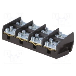 1 pcs x PLASTROL - W-10177 - Terminal block, screw terminal, 35mm2, 400V, ways: 4, terminals: 8