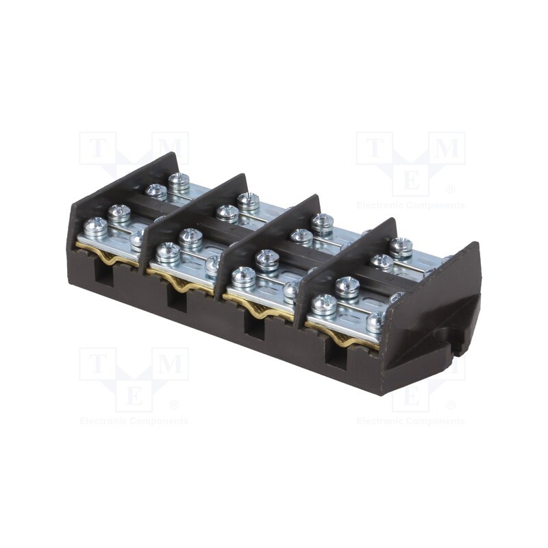 1 pcs x PLASTROL - W-10177 - Terminal block, screw terminal, 35mm2, 400V, ways: 4, terminals: 8