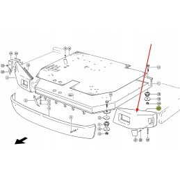 664395 1 left headlight housing