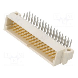 1 pcs x TE Connectivity - 5650478-5 - Socket, DIN 41612, type 2C, male, PIN: 48, a+b+c, THT, angled 90°