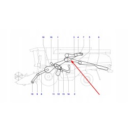 D41990064 integrated V-belt 6b x 3410 la