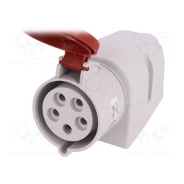 1 pcs x PAWBOL - B.1038 - Connector: AC supply 3-phase, socket, female, 32A, 400VAC, IP44