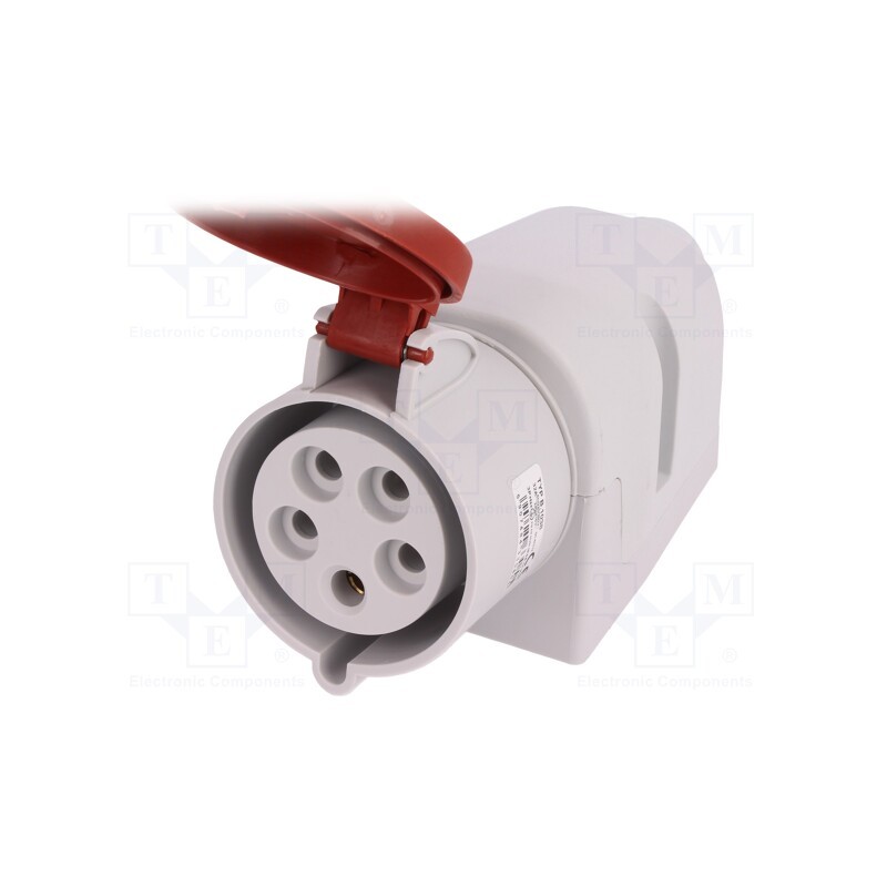 1 pcs x PAWBOL - B.1038 - Connector: AC supply 3-phase, socket, female, 32A, 400VAC, IP44