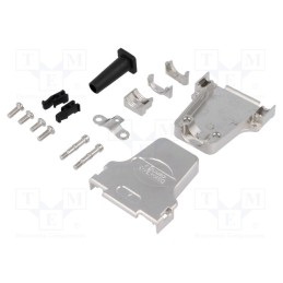 1 pcs x CONNFLY - DS1047-03-15M2AS - Enclosure: for D-Sub connectors, D-Sub 15pin,D-Sub HD 26pin