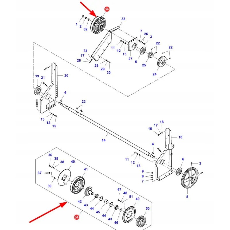 D28885576 agco grain unloading drive clutch
