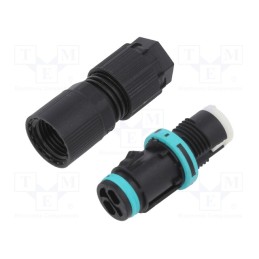 1 pcs x TECHNO - THB.381.B2A.L - Connector: AC supply, screw terminal, female, TH381, 7÷8mm, 400V