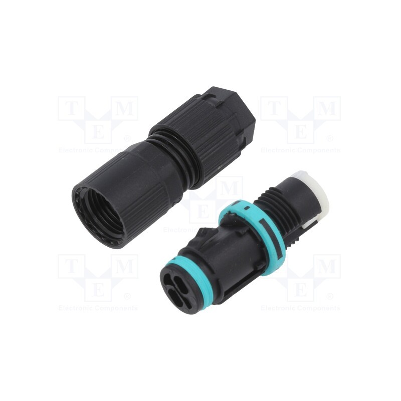 1 pcs x TECHNO - THB.381.B2A.L - Connector: AC supply, screw terminal, female, TH381, 7÷8mm, 400V