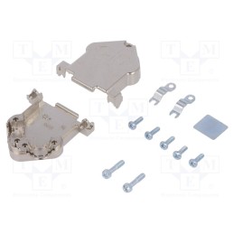 1 pcs x MH CONNECTORS - MHDU45ZK15-K - Enclosure: for D-Sub connectors, D-Sub 15pin,D-Sub HD 26pin