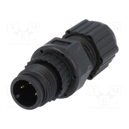 1 pcs x AMPHENOL LTW - MSAP-03BMMA-SL8001 - Plug, M12, PIN: 3, male, A code-DeviceNet / CANopen, for cable