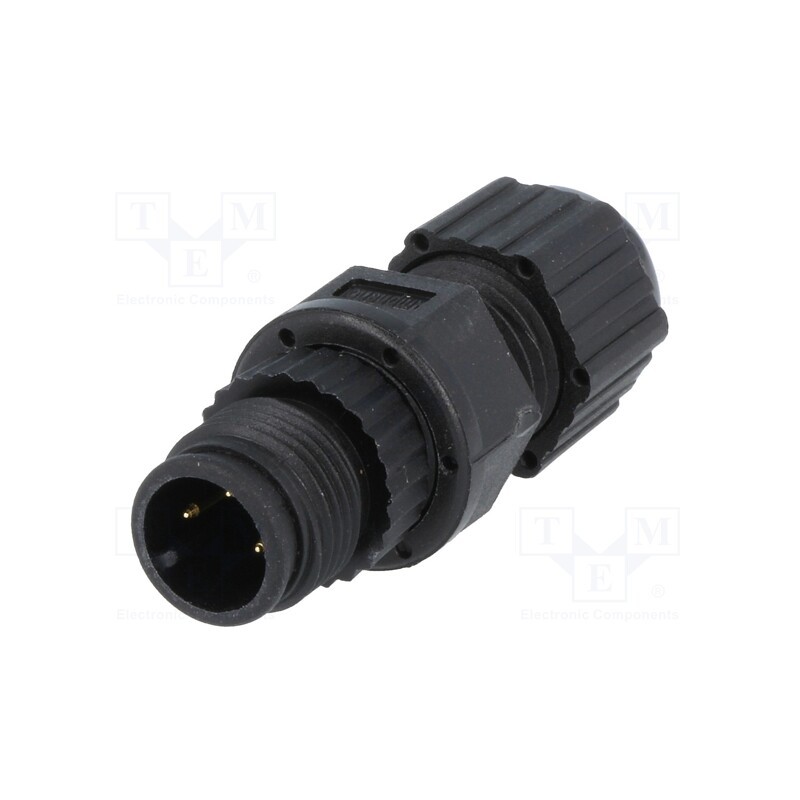 1 pcs x AMPHENOL LTW - MSAP-03BMMA-SL8001 - Plug, M12, PIN: 3, male, A code-DeviceNet / CANopen, for cable
